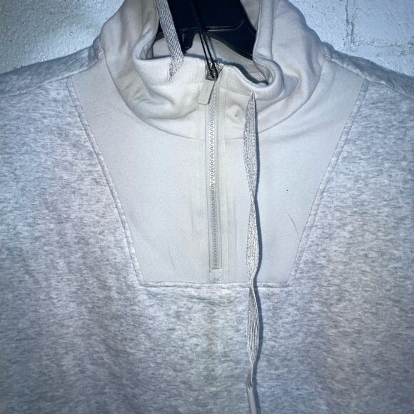 Bass Outdoor Women's  Batona French Terry Half Zip Sweatshirt grey medium - Picture 3 of 8